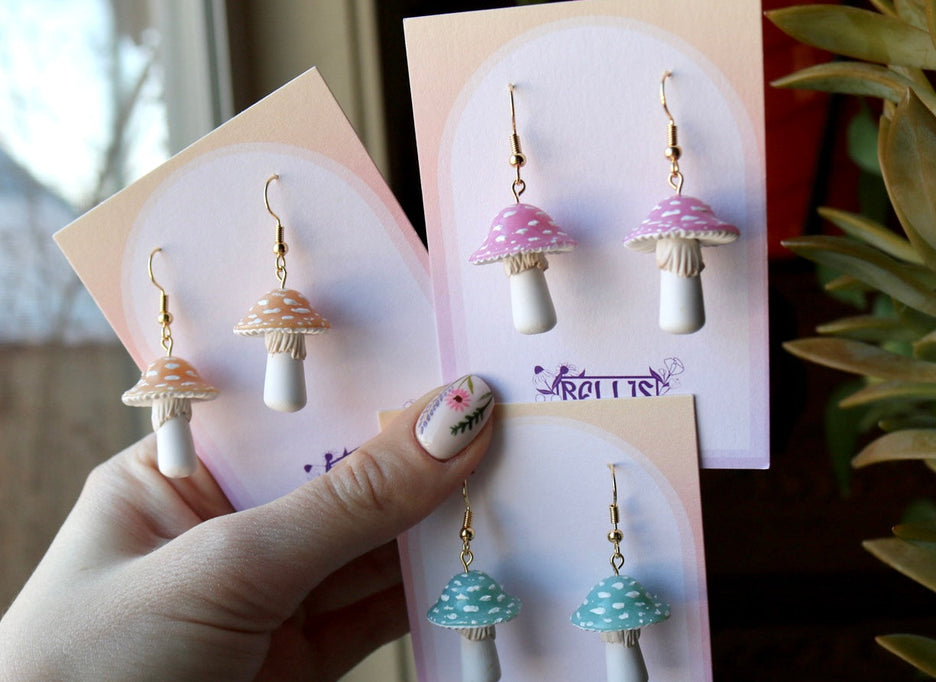 Pastel Mushrooms