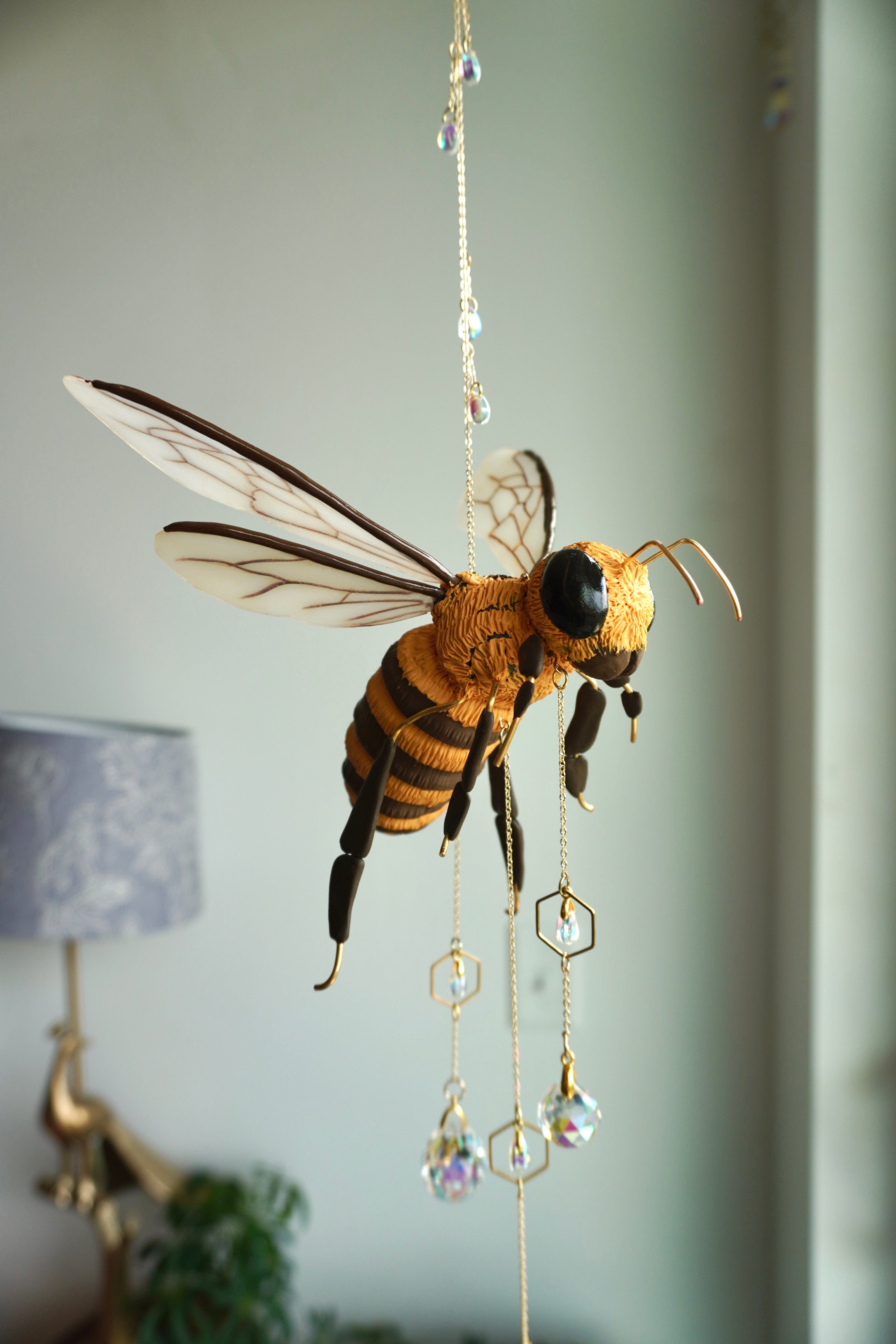 One Of A Kind Large Bee Sun Catcher