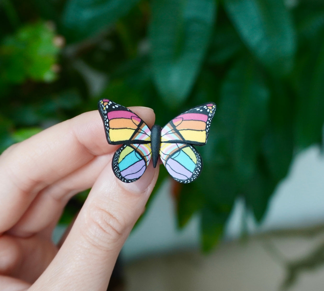 Small Pride Butterfly Clip