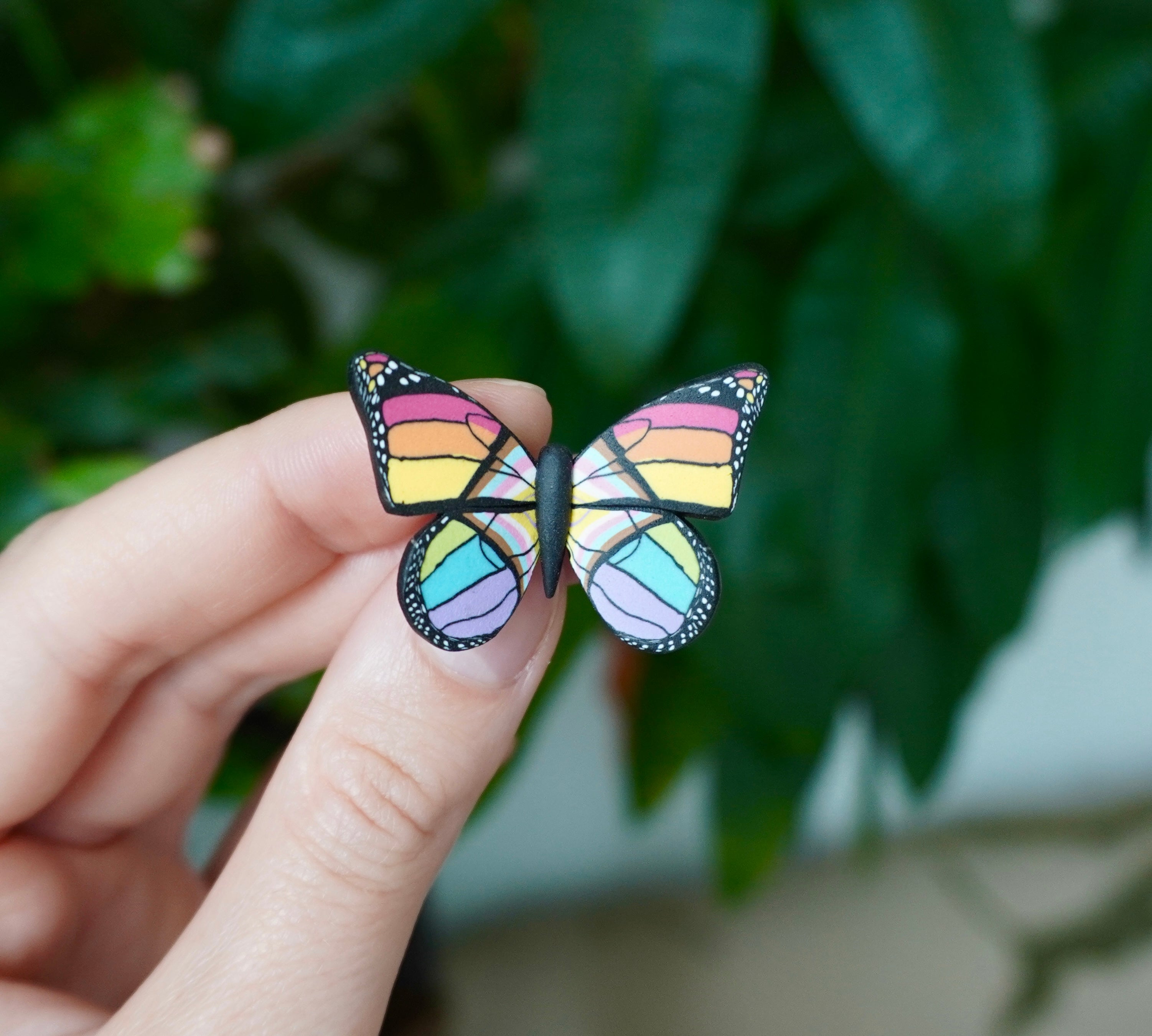 Small Pride Butterfly Clip