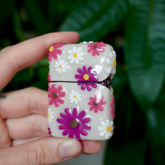 Zippo Flower Lighter Case - One Of A Kind