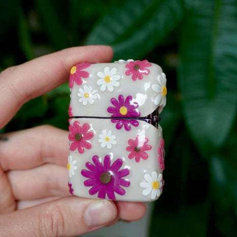 Zippo Flower Lighter Case - One Of A Kind