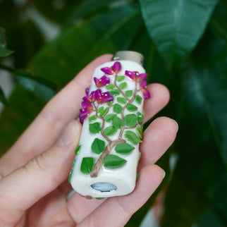 Bougainvillea Bic Lighter Case - One Of A Kind