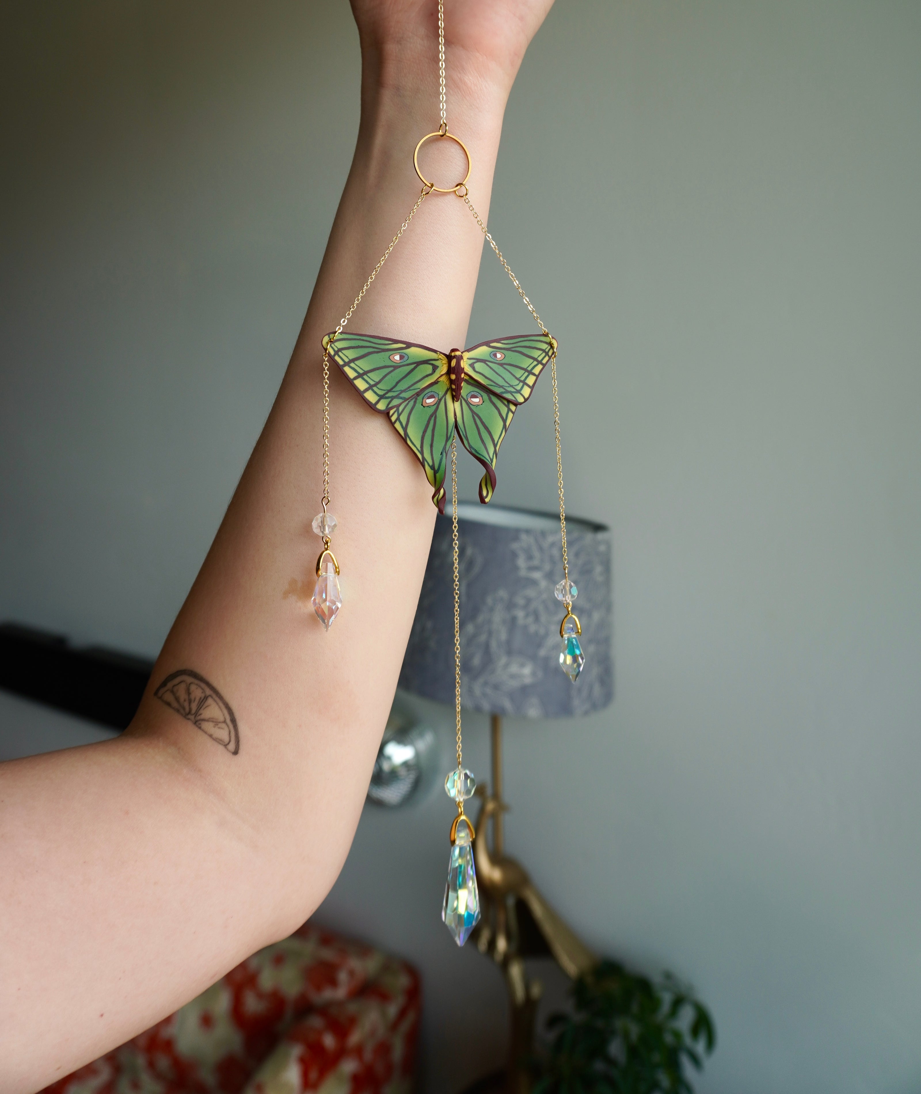 Spanish Moon Moth Sun Catcher