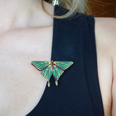 Spanish Moon Moth Clip