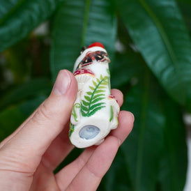 Cecropia Moth & Fly Agaric Bic Lighter Case - One Of A Kind