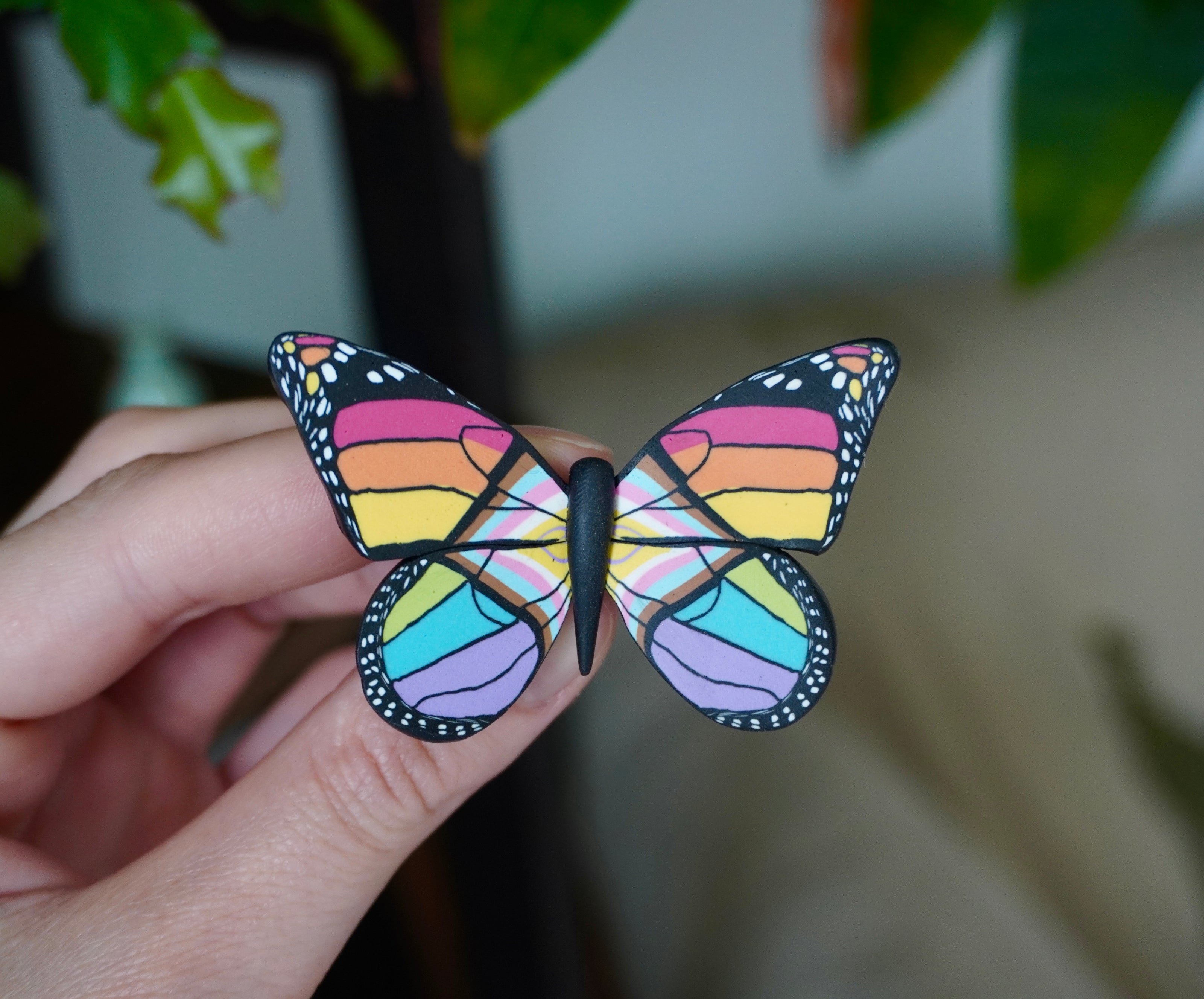 Large Pride Butterfly Clip