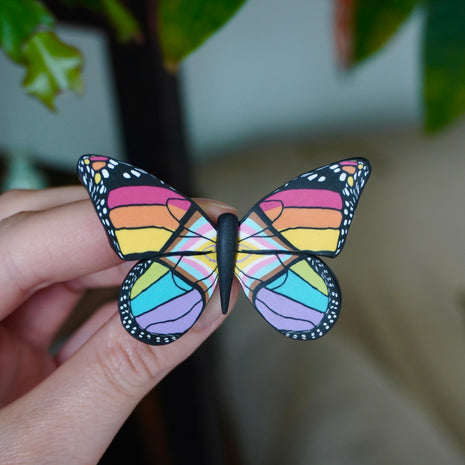 Large Pride Butterfly Clip