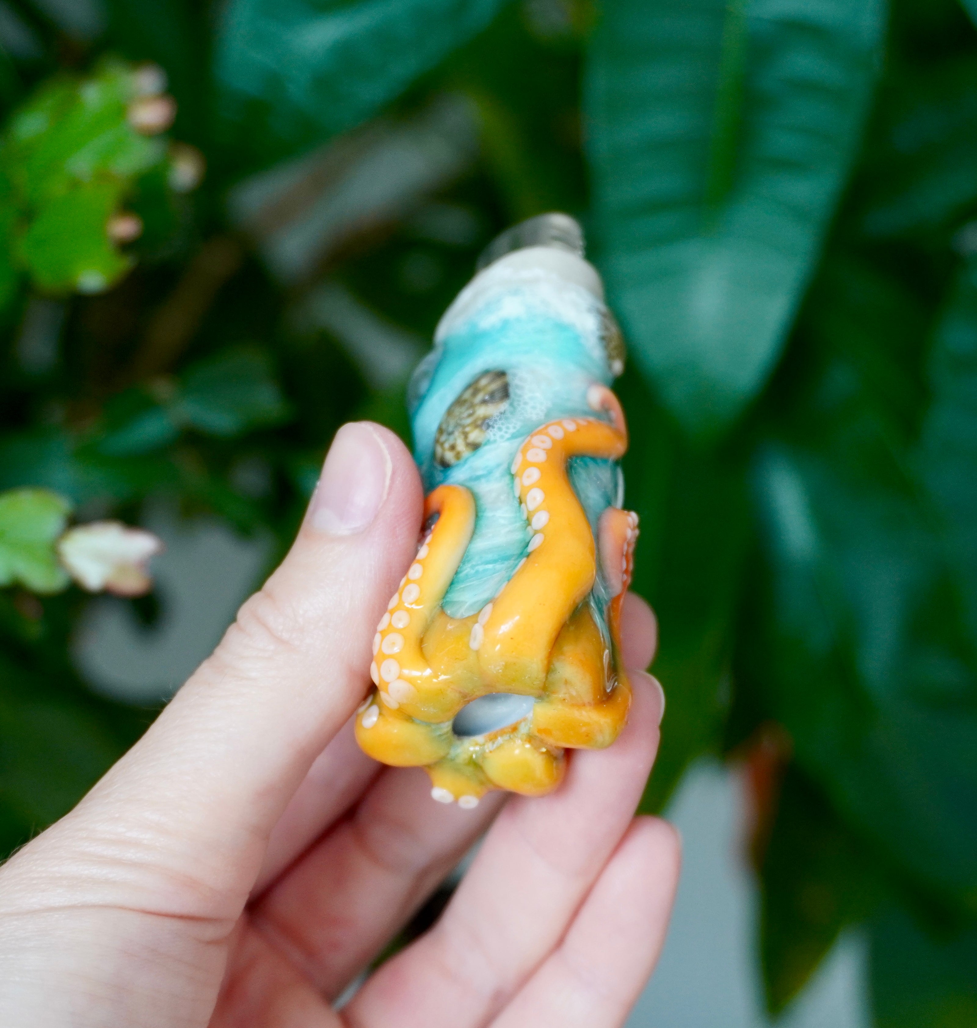 Beach Day Octopus Bic Lighter Case - One Of A Kind