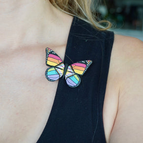 Large Pride Butterfly Clip