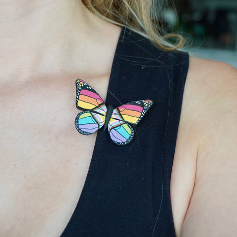 Large Pride Butterfly Clip