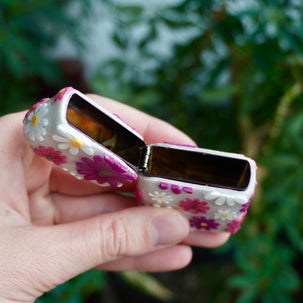 Zippo Flower Lighter Case - One Of A Kind