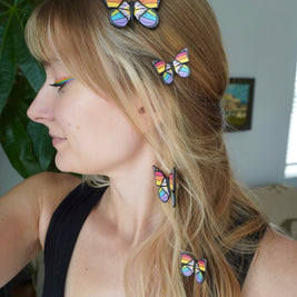Small Pride Butterfly Clip
